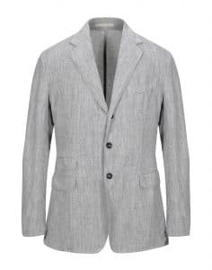 Massimo Alba Gray Linen Blazer