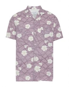 Officine Generale Lilac Seersucker Shirt