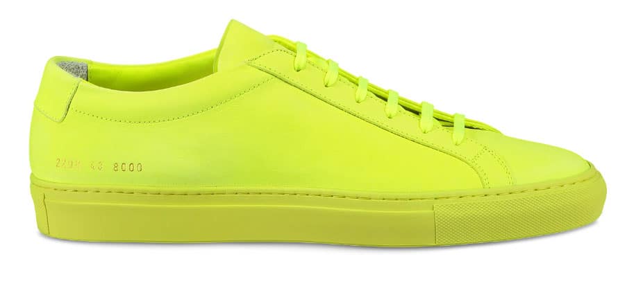 Common Projects Achilles Neon Yellow