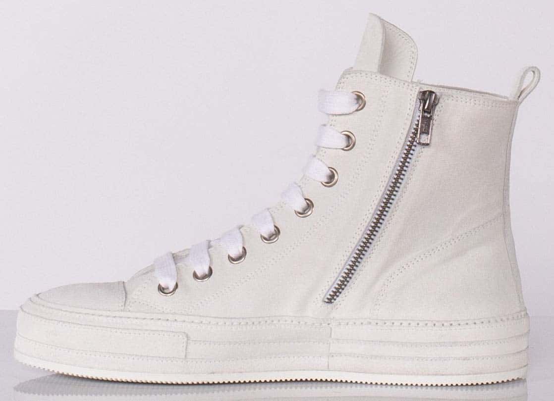 Ann Demeulemeester Suede High Top Sneakers