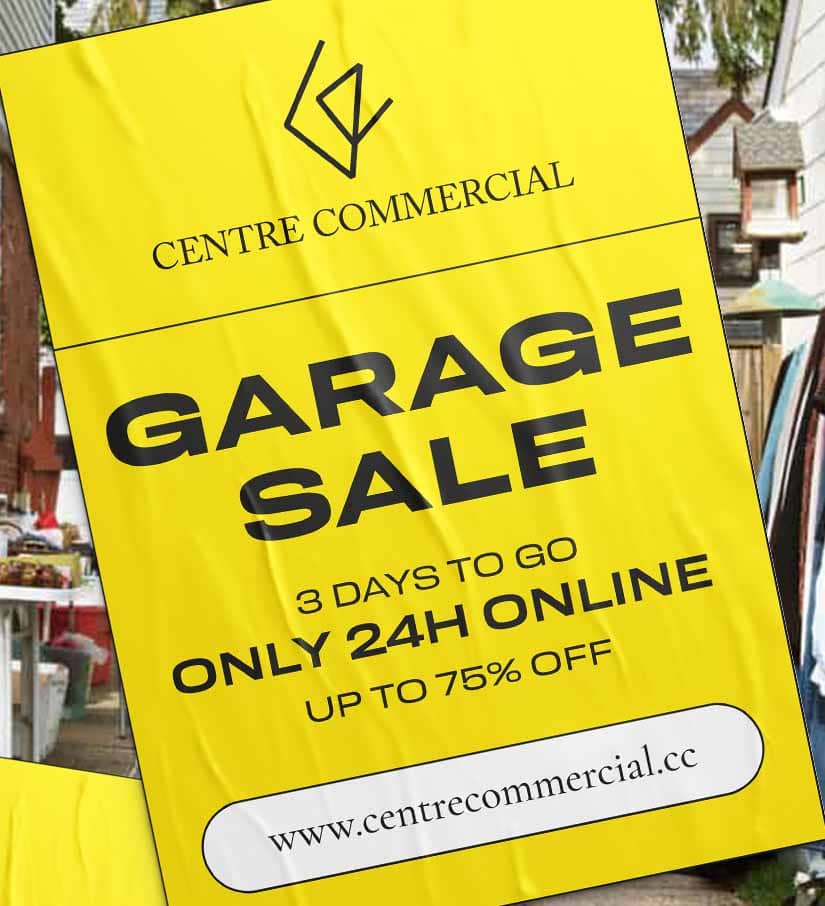 Centre Commercial Garage Sale