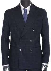 De Petrillo Double Breasted Napoli Suit​ Navy