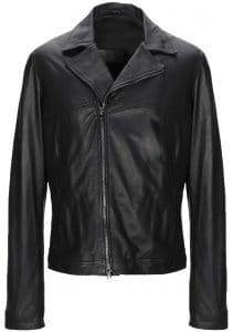 Giorgio Brato Black Leather Jacket