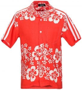 Just Don Floral Linen Shirt