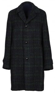 Massimo Piombo Check Wool Coat