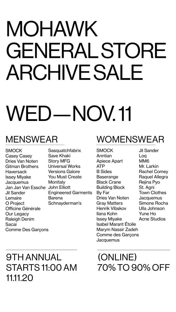 Mohawk General Store Archive Sale