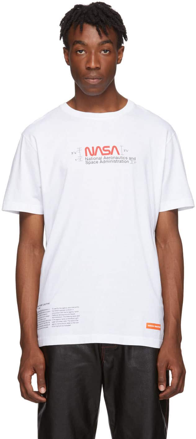 heron preston white manual regular tshirt