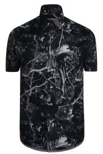 Lanvin Jungle Print Short Sleeve Shirt Black