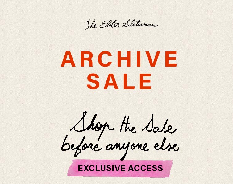 the elder statesman archive sale