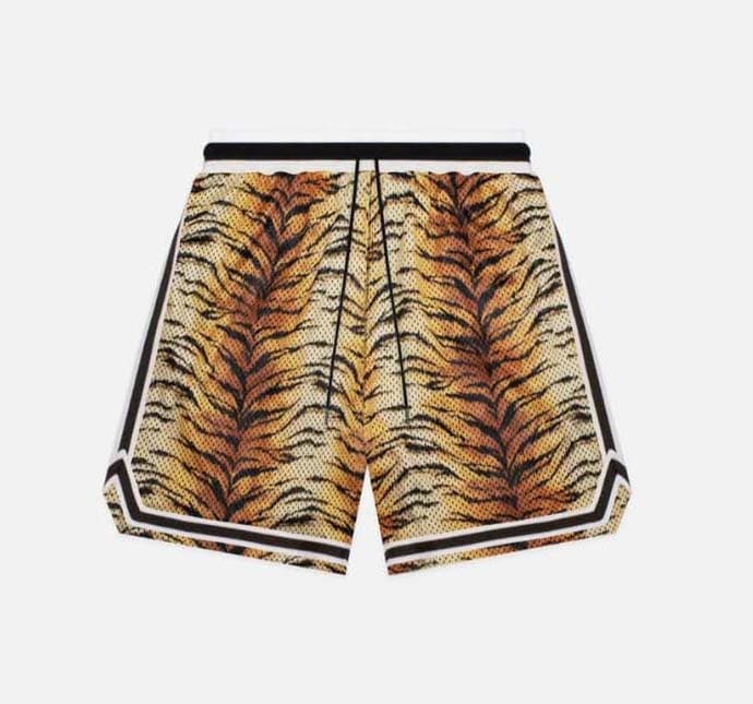 John Elliott Game Shorts Exotic Animal Print