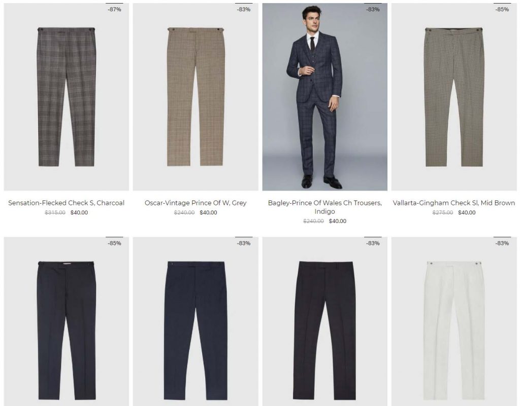 Reiss Sample Sale Trousers