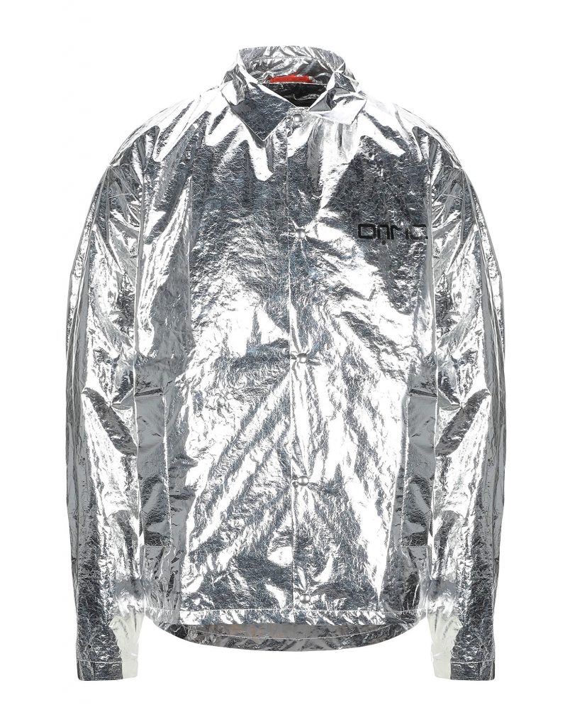 OAMC Silver Foil Shiny Coach Jacket