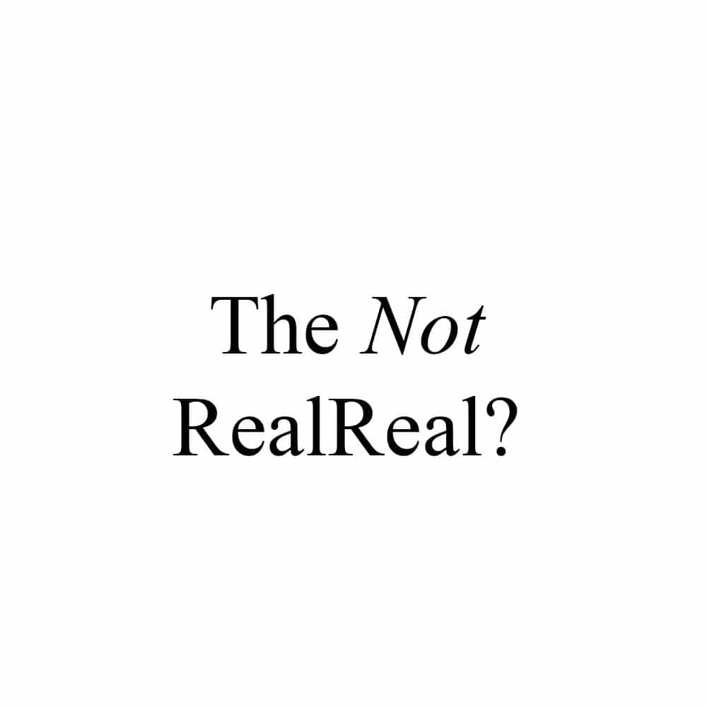 the not realreal